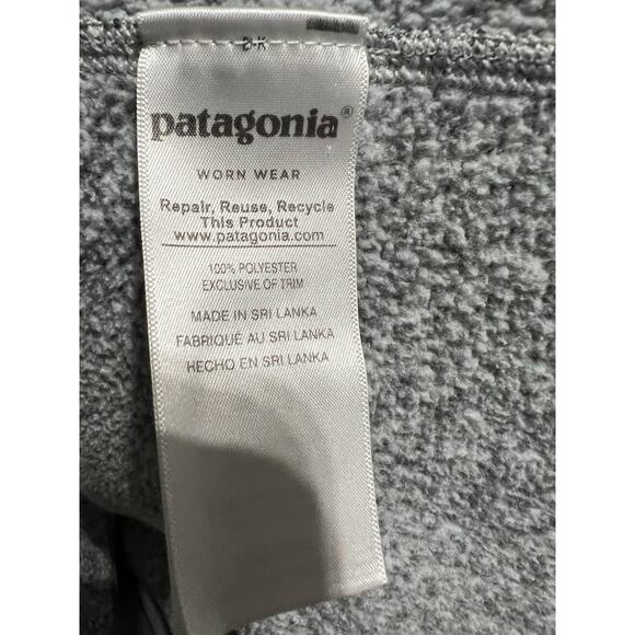 Patagonia Better Sweater Knit Fleece Full Zip Womens Small Gray Outdoors Read - Picture 4 of 6